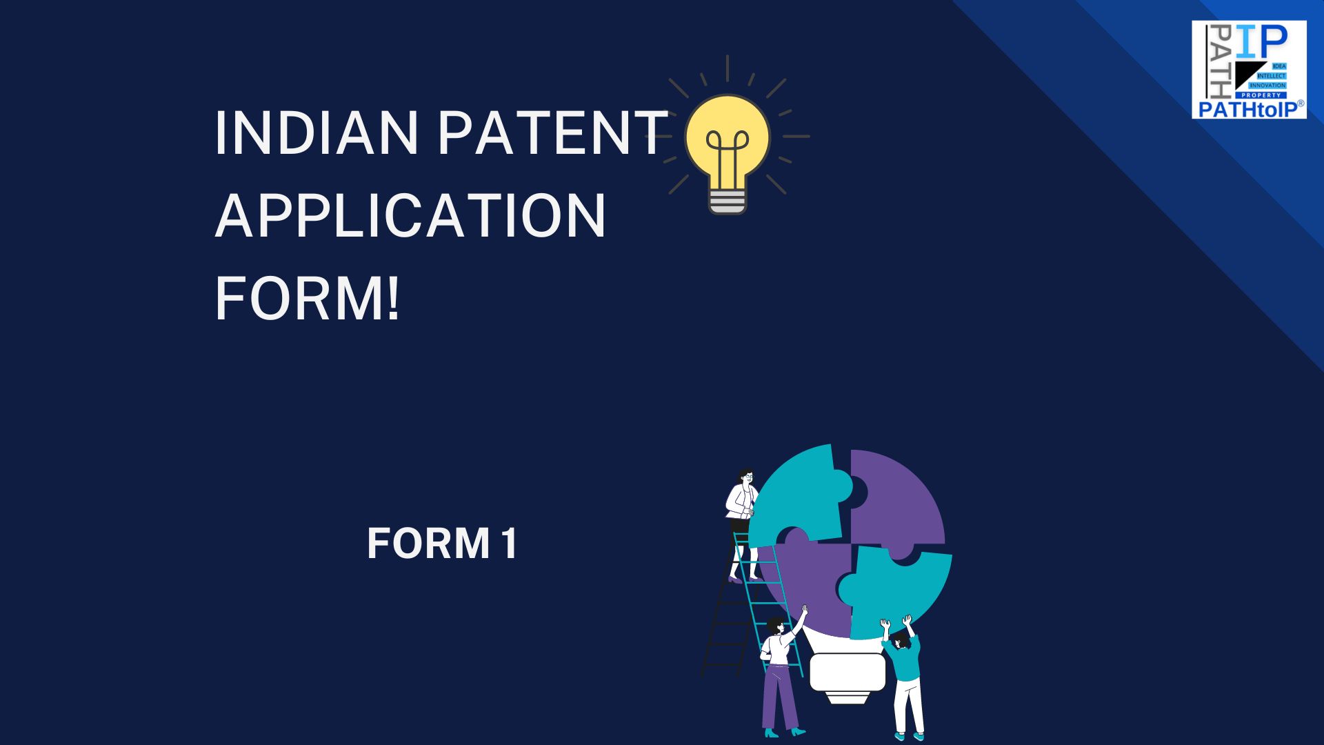 Indian Patent Forms: FORM 1